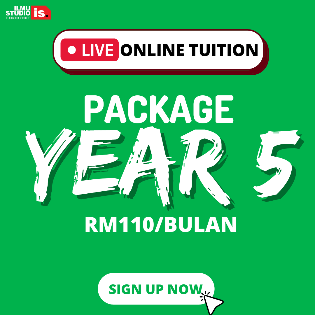 LIVE ONLINE TUITION – PACKAGE YEAR 5
