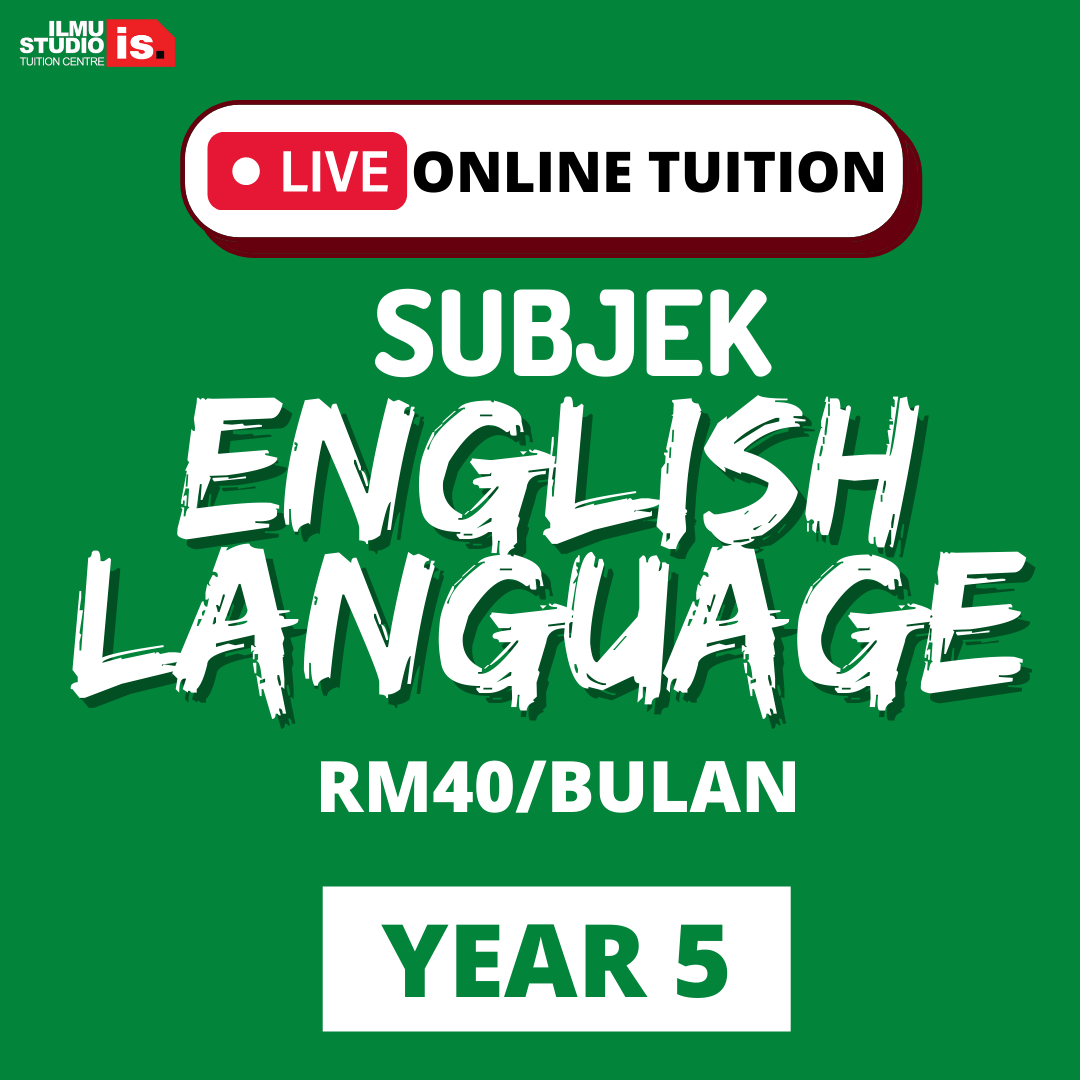 LIVE ONLINE TUITION – ENGLISH – YEAR5 – A
