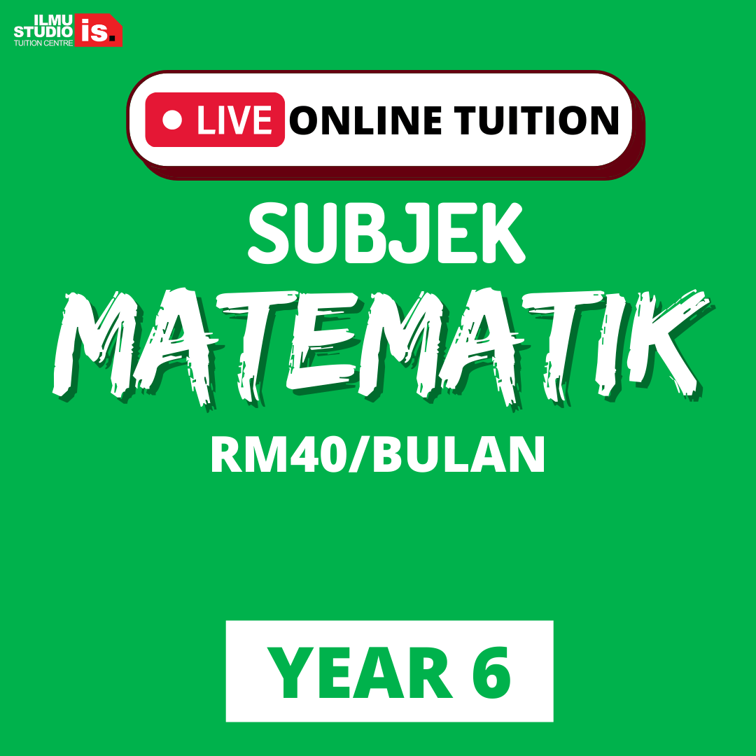 LIVE ONLINE TUITION – MATEMATIK – YEAR6-A