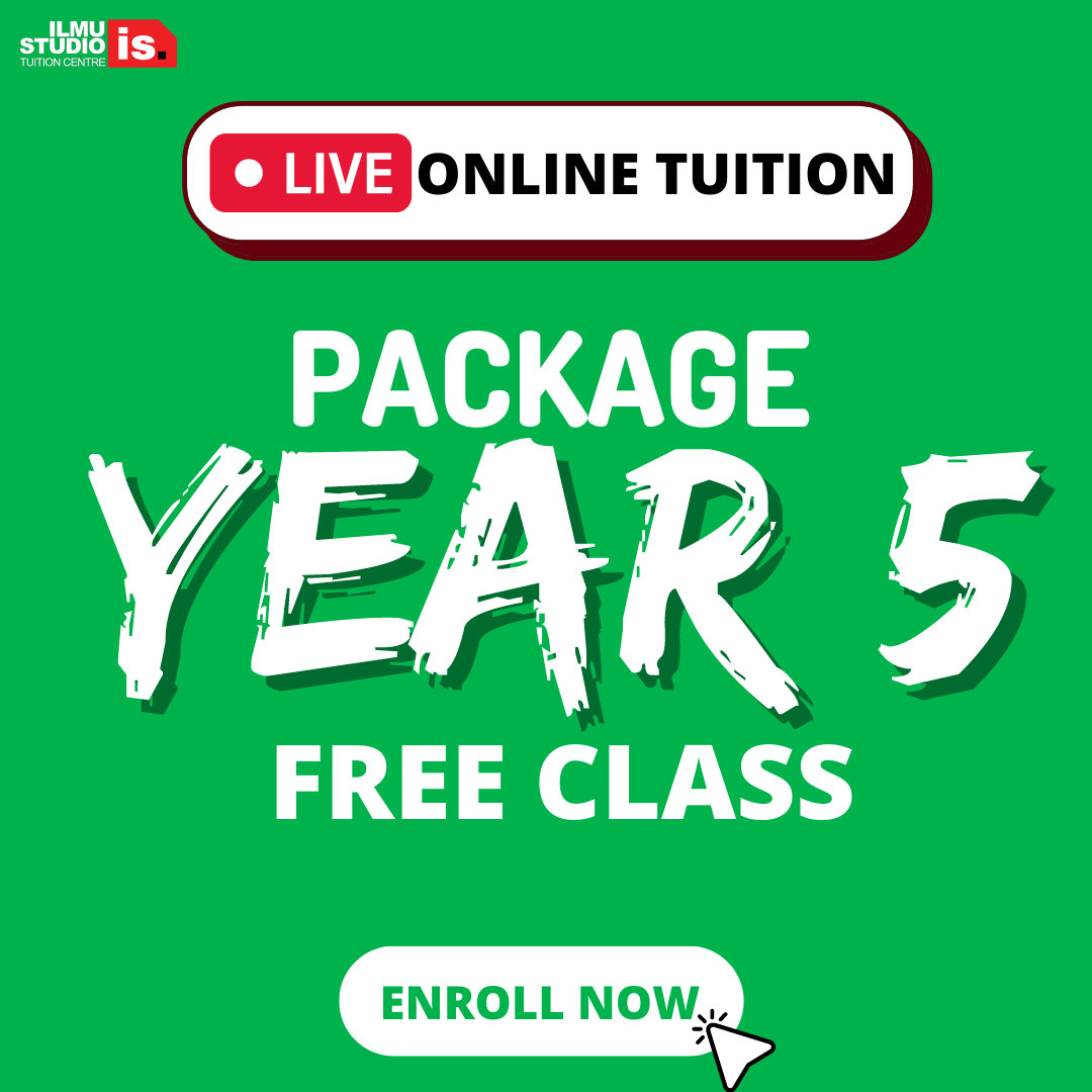 LIVE ONLINE TUITION – FREE CLASS YEAR 5