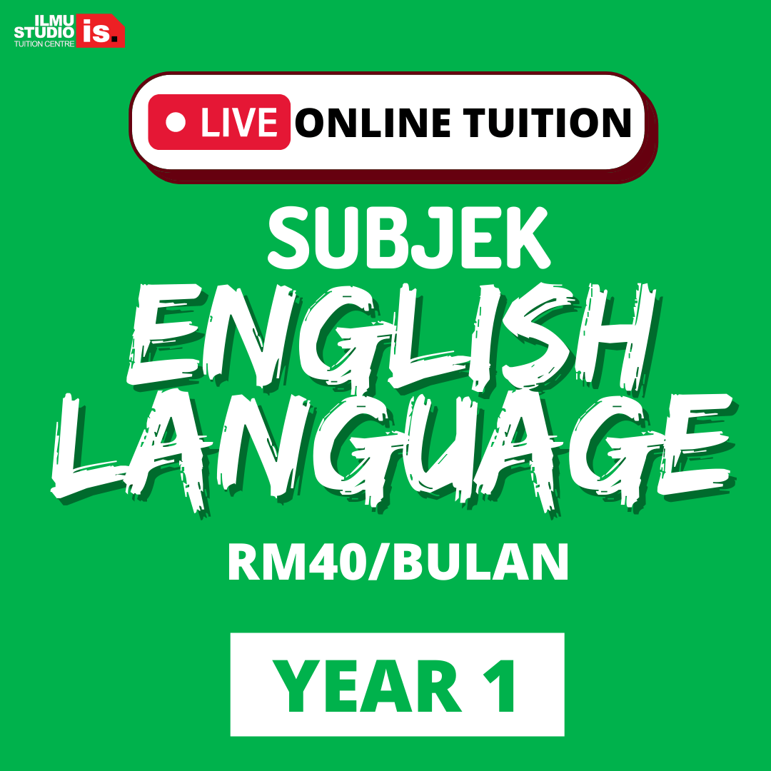 LIVE ONLINE TUITION – ENGLISH – YEAR1