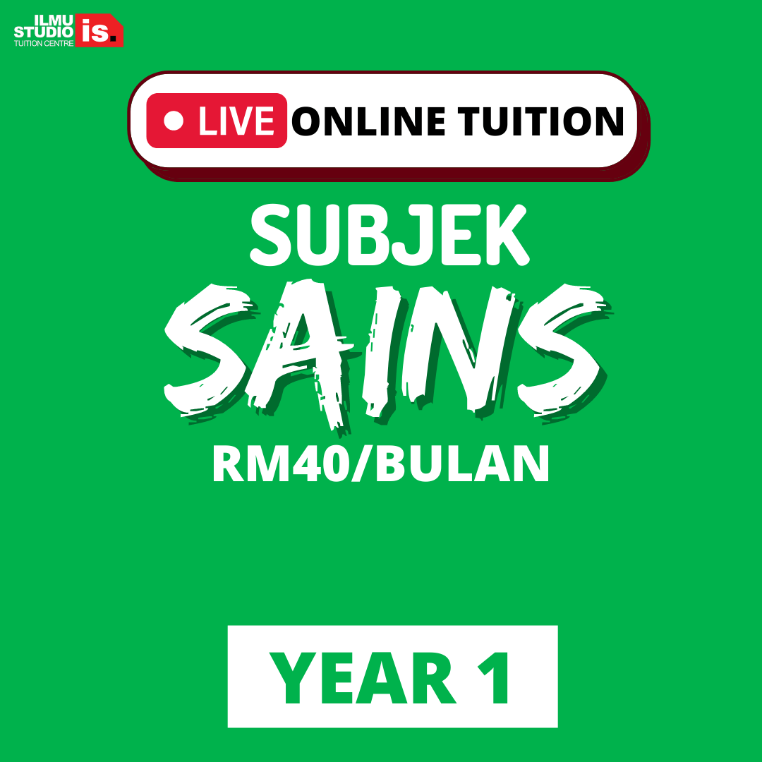 LIVE ONLINE TUITION – SAINS – YEAR1