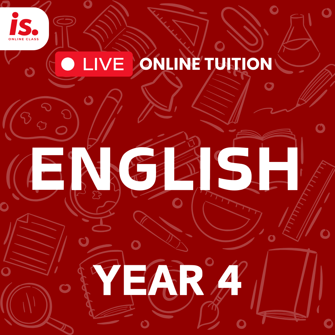 LIVE ONLINE TUITION – ENGLISH – YEAR4-A-2024