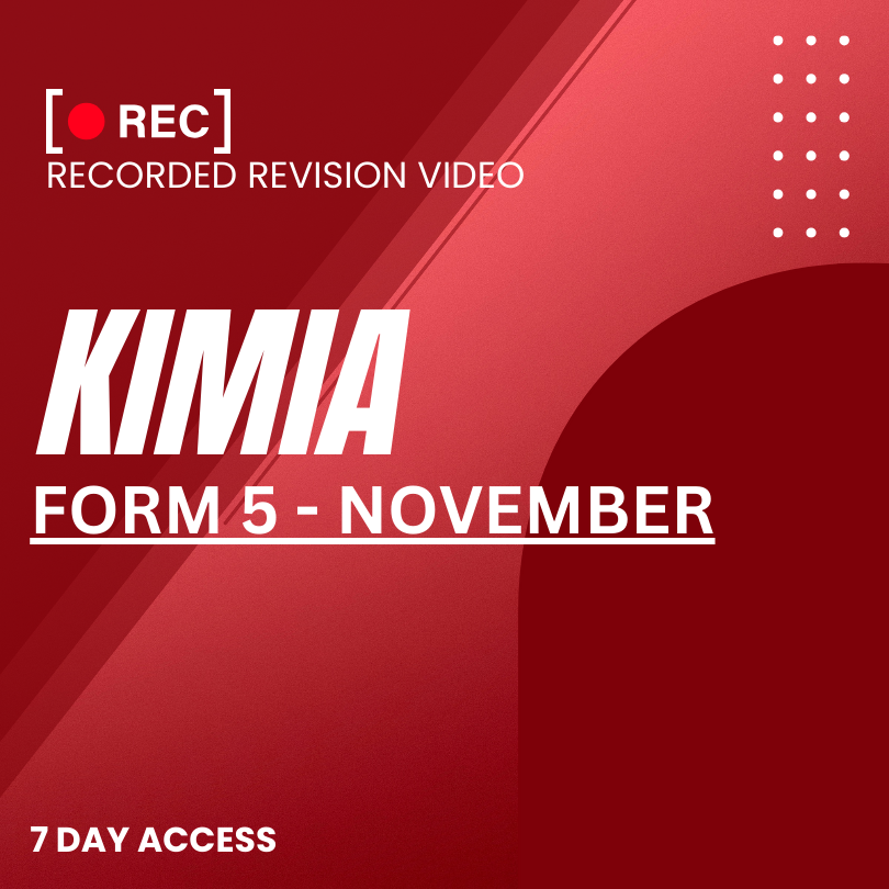 RRV – KIMIA -FORM 5 – NOVEMBER