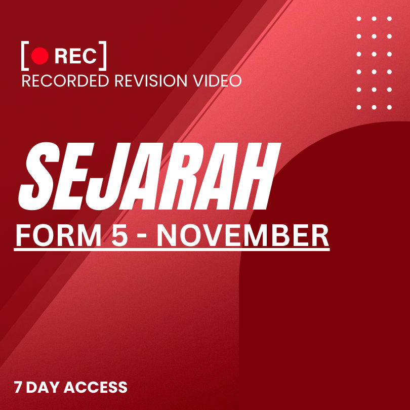 RRV – SEJARAH-FORM 5 – NOVEMBER