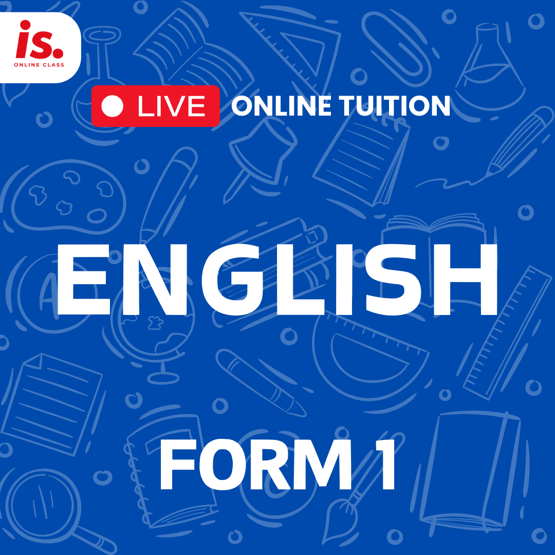 LIVE ONLINE TUITION – ENGLISH – FORM1-A-2024