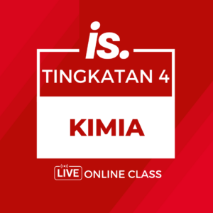 LIVE ONLINE TUITION - KIMIA - FORM4-2025